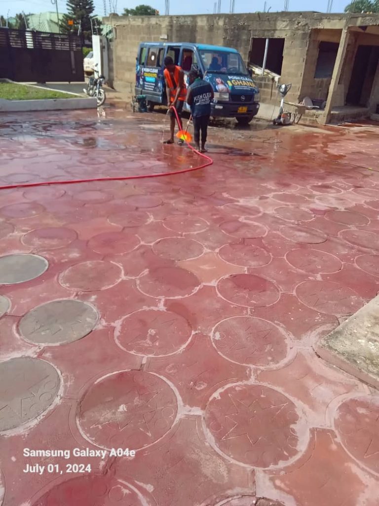 pavement cleaning east legon